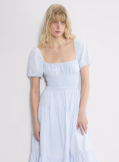 Private Poplin Smock Dress
