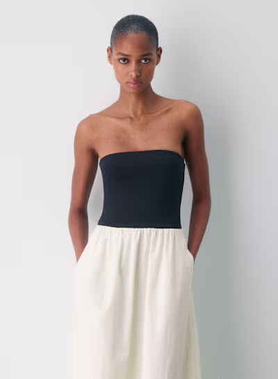 The Uptown Poplin Midi Dress