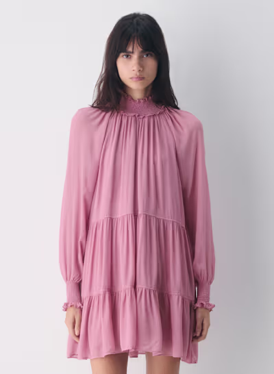 Fawn Poplin Shirt Dress